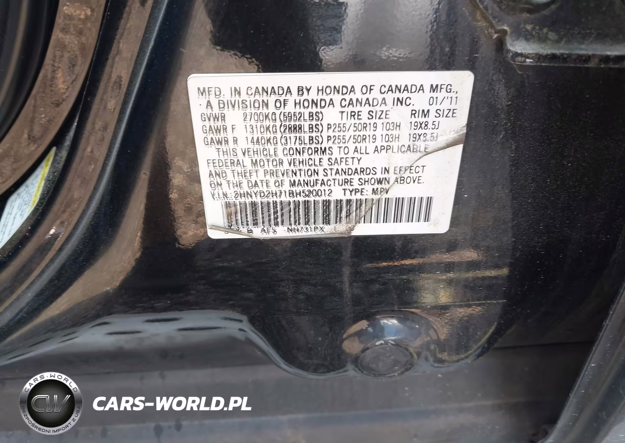 2011 Acura Mdx Advance Package VIN:2HNYD2H71BH520012 - 9