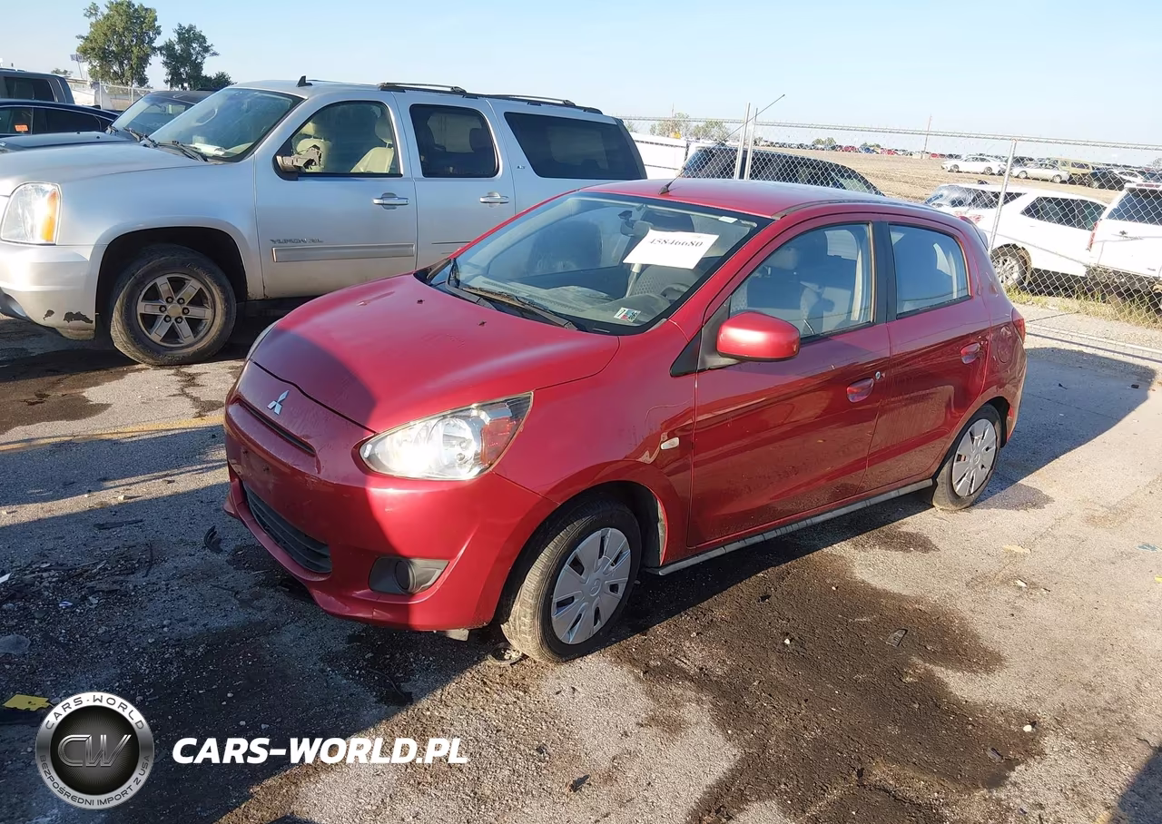 2014 Mitsubishi Mirage De VIN:ML32A3HJ3EH023126 - 2