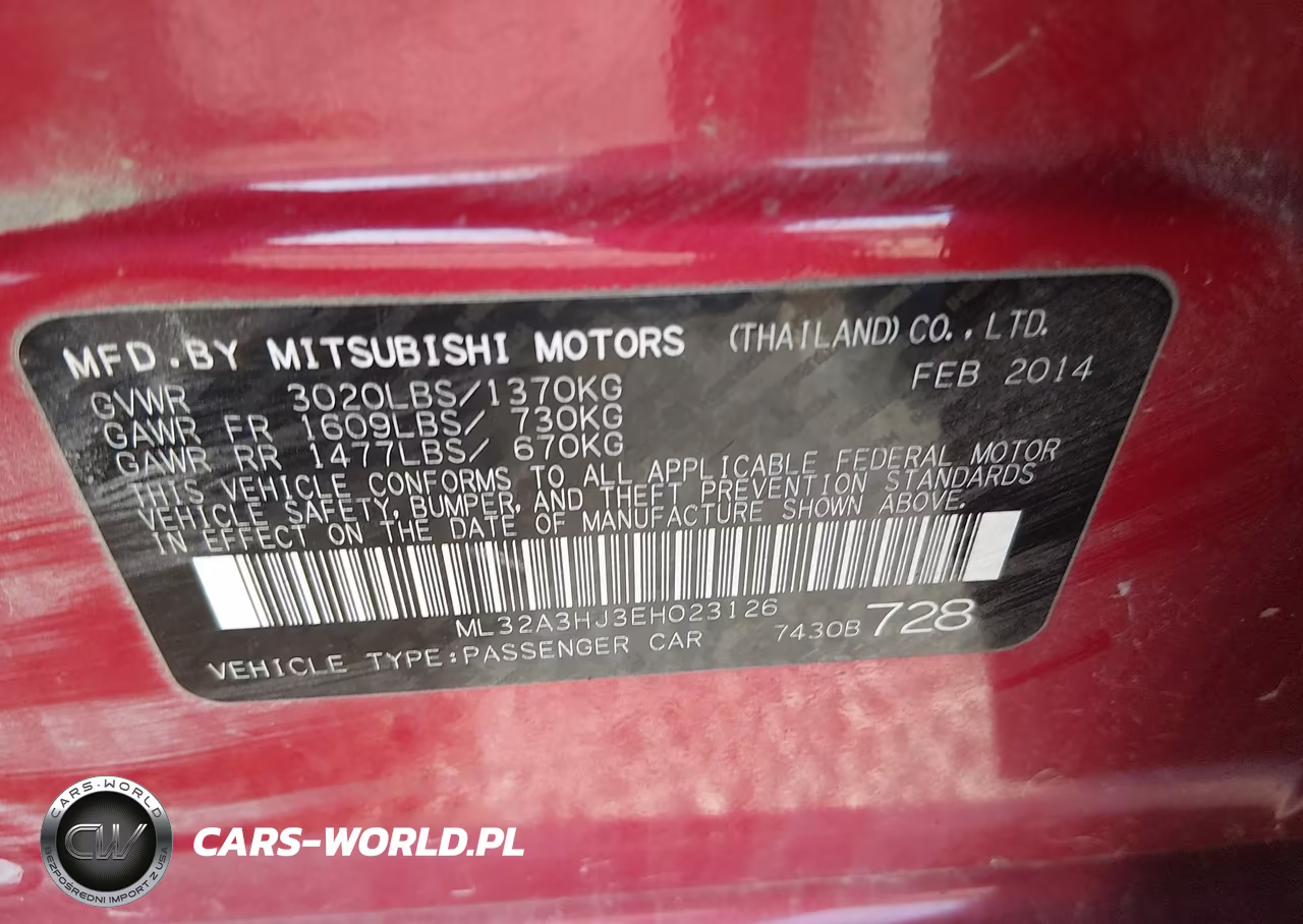 2014 Mitsubishi Mirage De VIN:ML32A3HJ3EH023126 - 9
