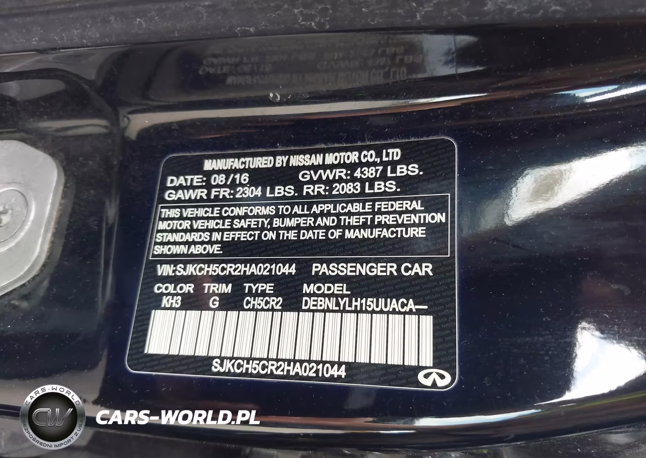 2017 Infiniti Qx30 Premium VIN:SJKCH5CR2HA021044 - 9