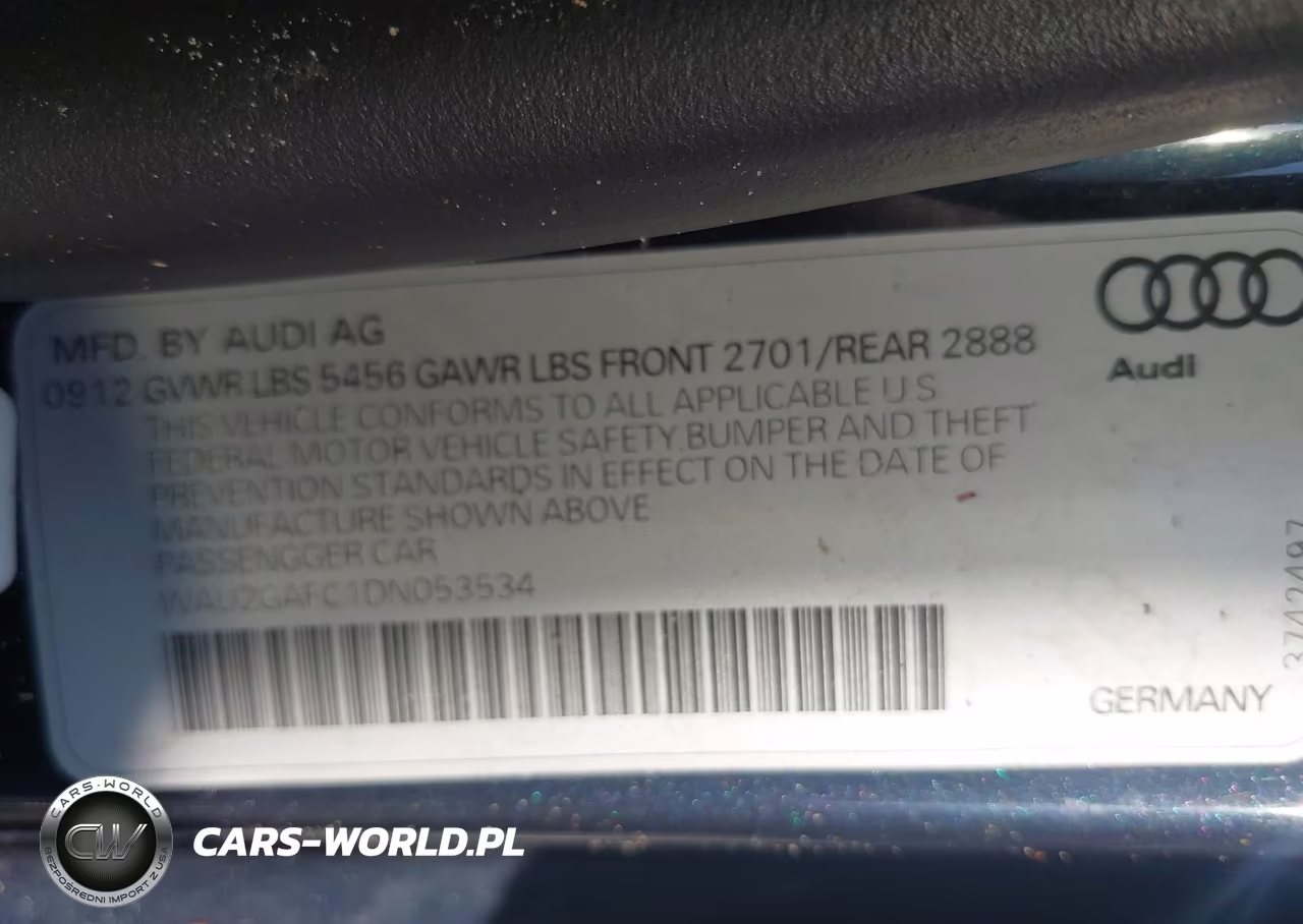 2013 Audi A7 3.0T Premium VIN:WAU2GAFC1DN053534 - 9