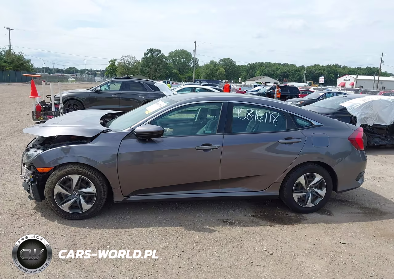 2019 Honda Civic Lx VIN:2HGFC2F60KH603801 - 14