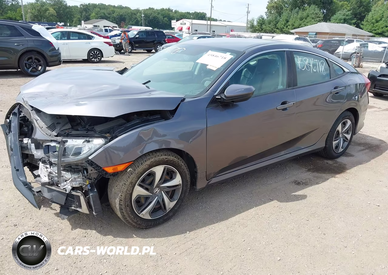2019 Honda Civic Lx VIN:2HGFC2F60KH603801 - 2