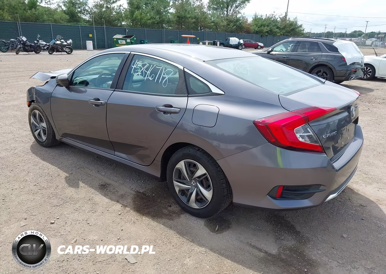 2019 Honda Civic Lx VIN:2HGFC2F60KH603801 - 3
