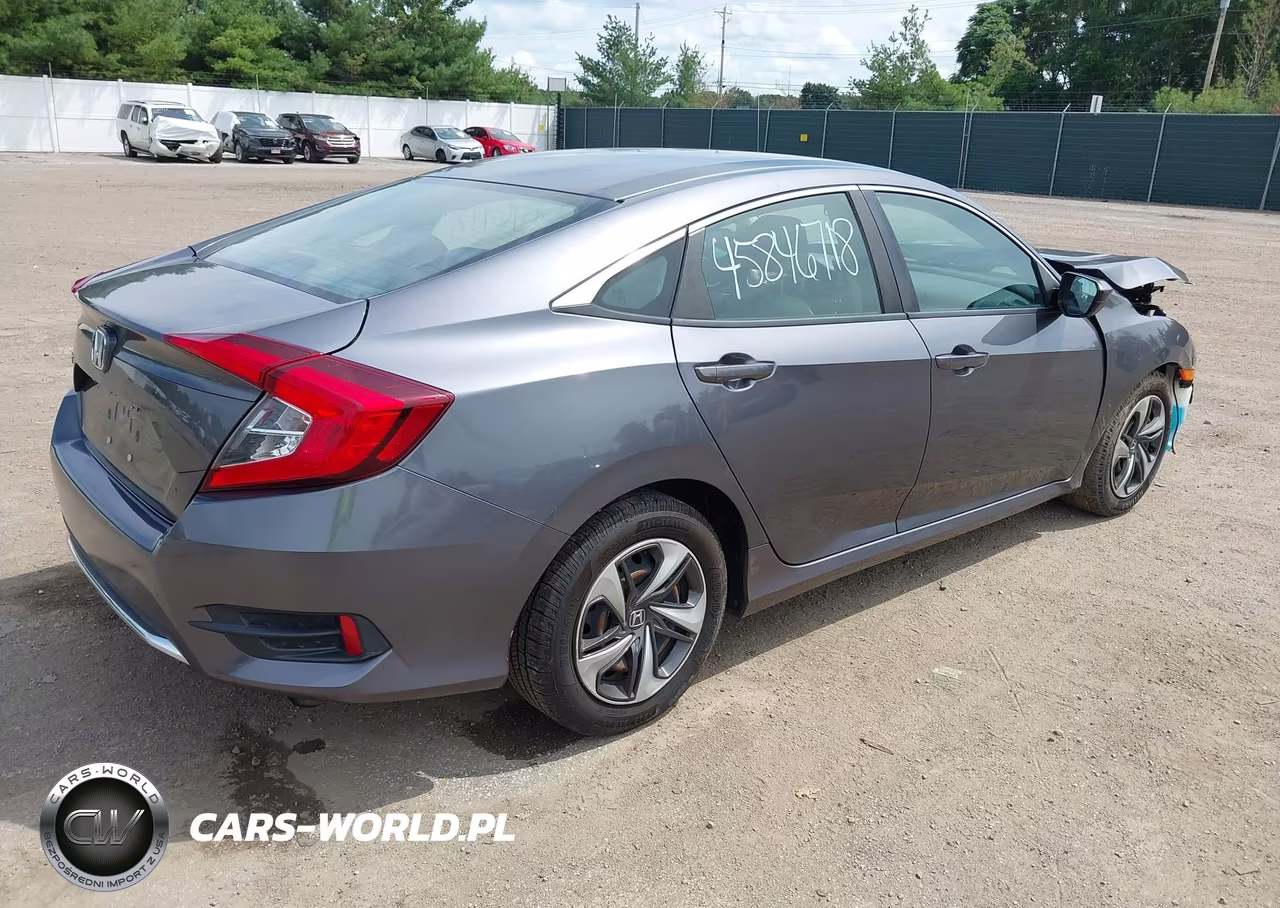2019 Honda Civic Lx VIN:2HGFC2F60KH603801 - 4