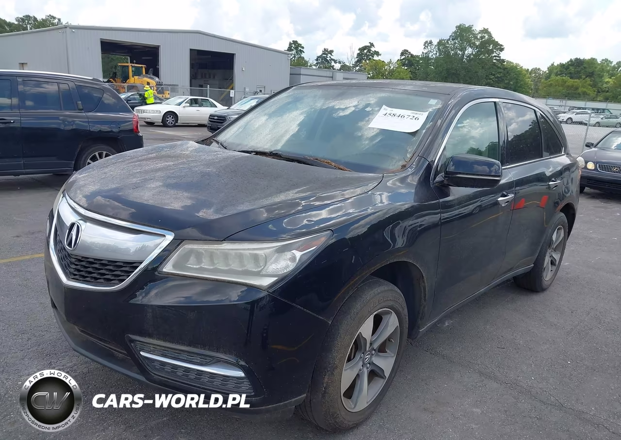 2014 Acura Mdx VIN:5FRYD3H26EB019920 - 2