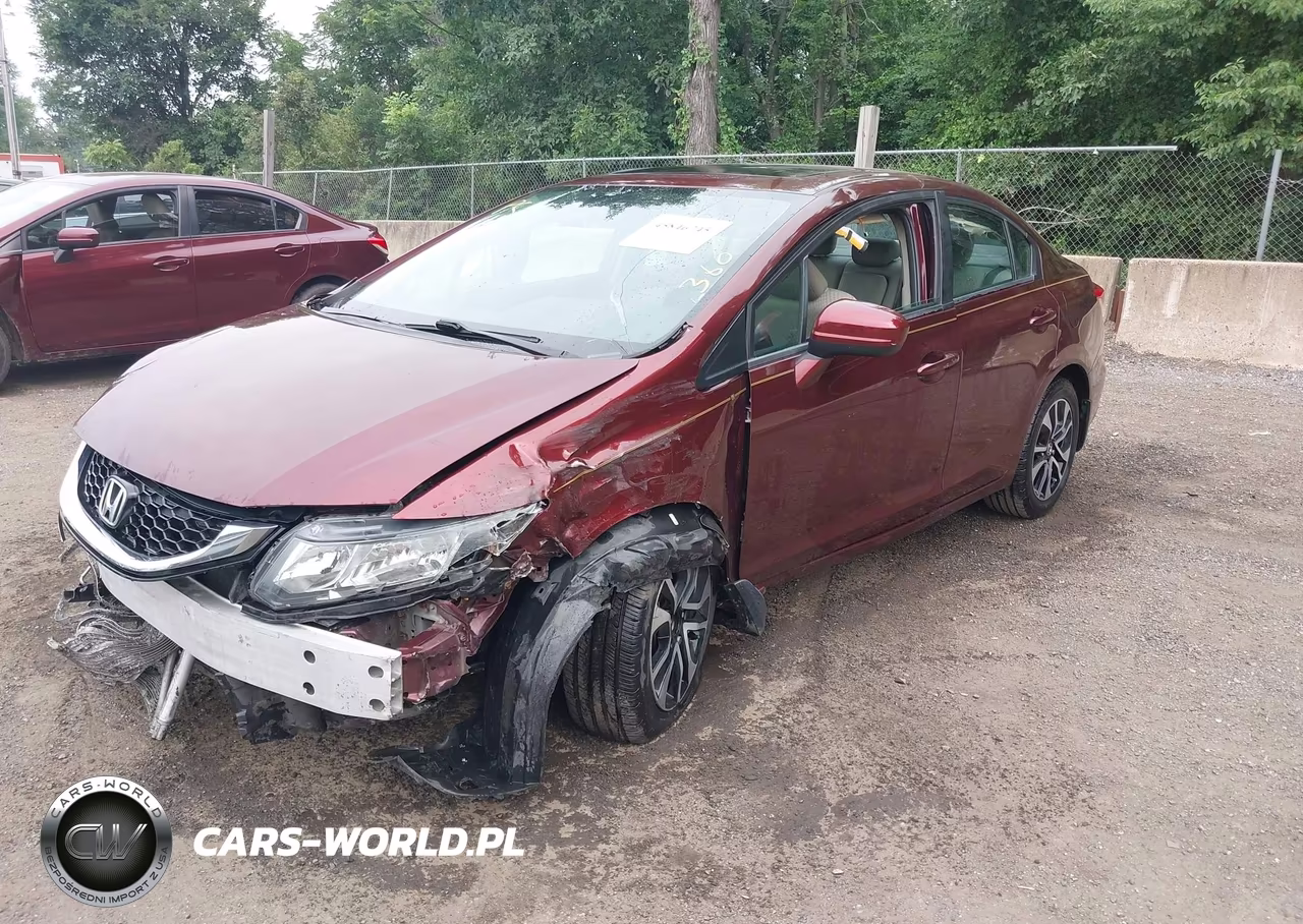 2015 Honda Civic Ex VIN:19XFB2F83FE256663 - 2