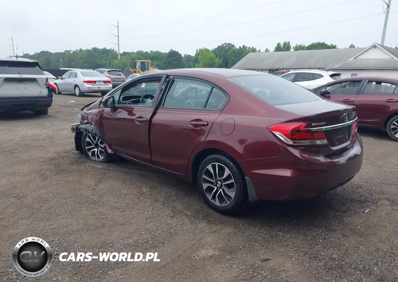 2015 Honda Civic Ex VIN:19XFB2F83FE256663 - 3