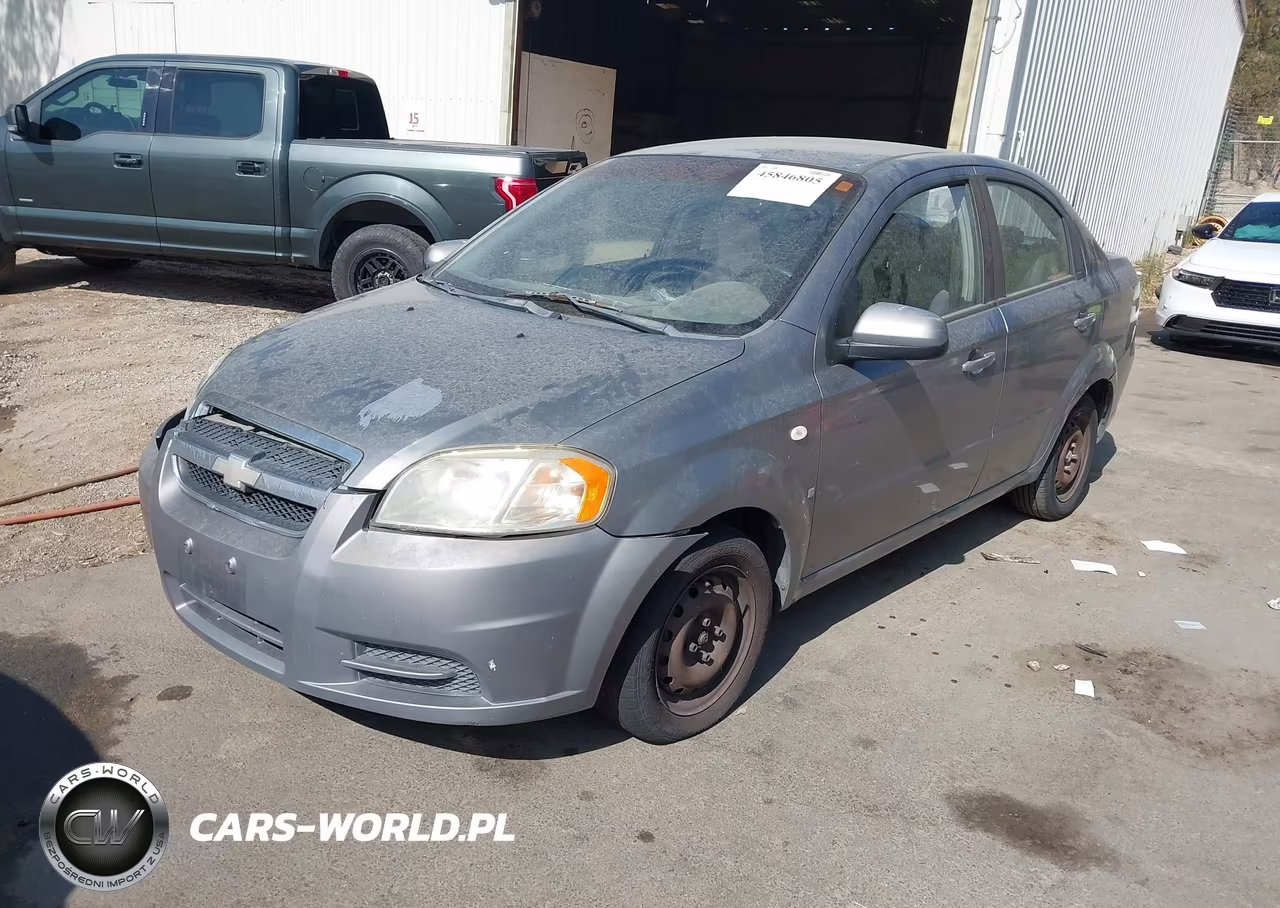 2007 Chevrolet Aveo Ls VIN:KL1TD56687B058034 - 2