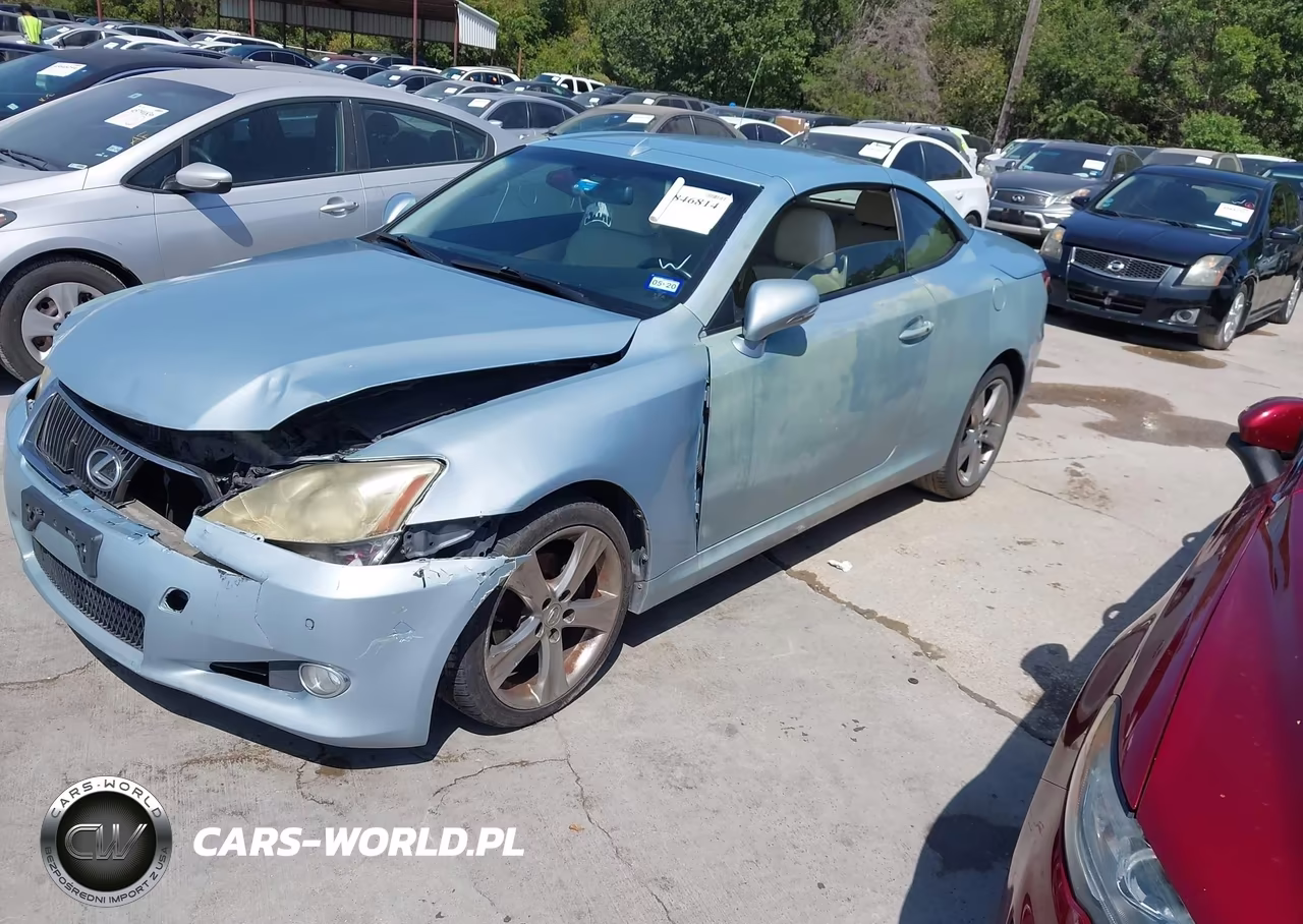 2010 Lexus Is 250C VIN:JTHFF2C27A2512411 - 2
