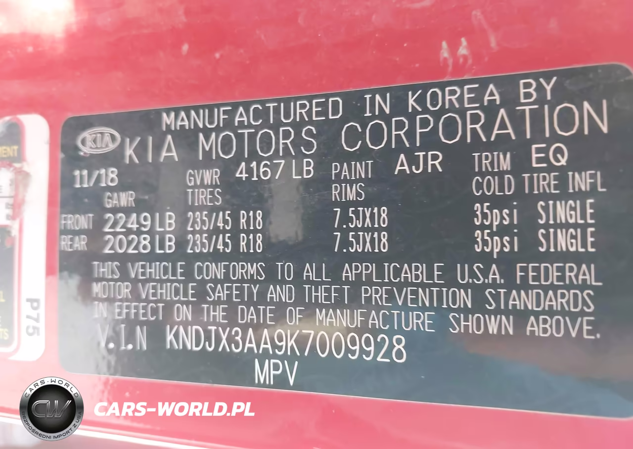 2019 Kia Soul ! VIN:KNDJX3AA9K7009928 - 9