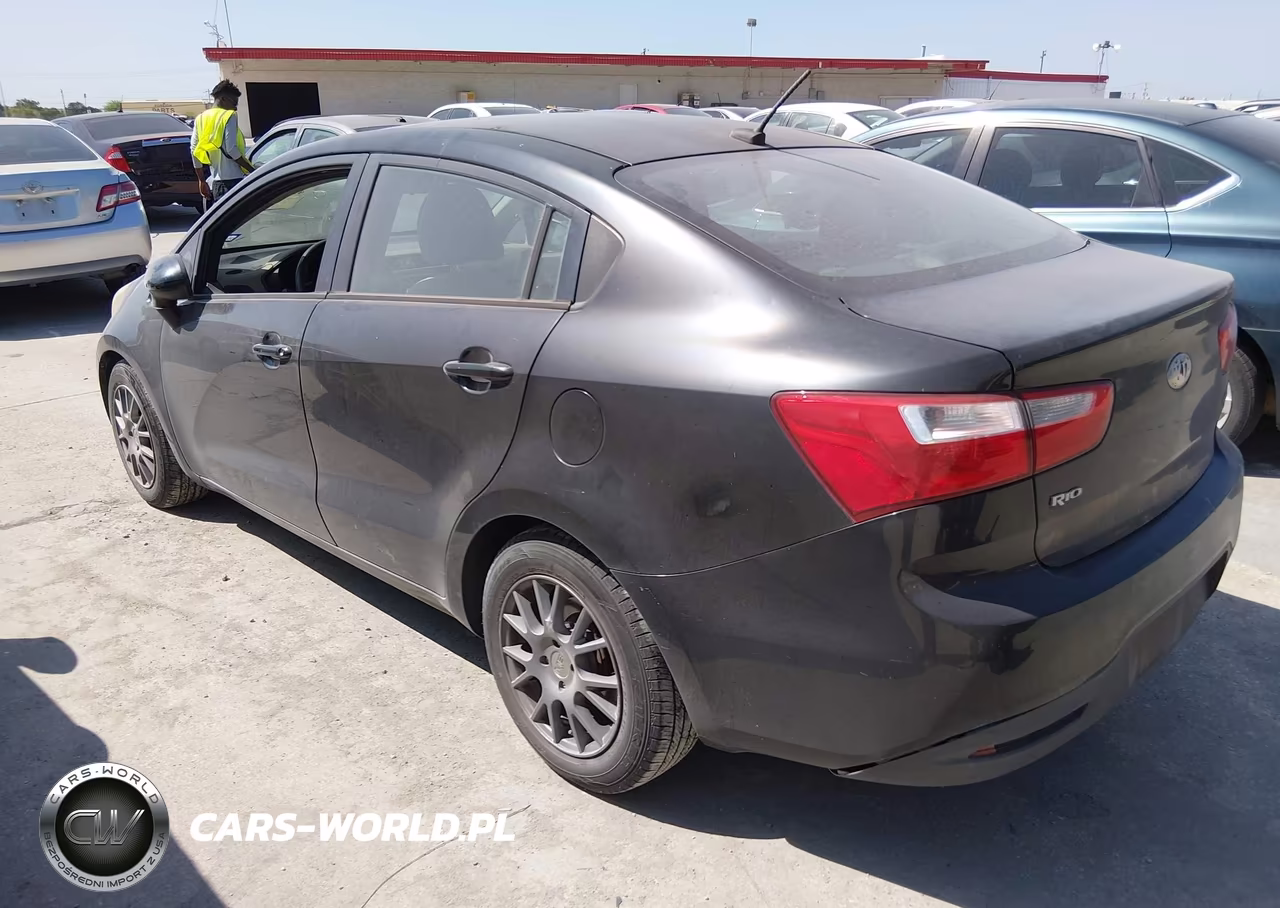 2014 Kia Rio Lx VIN:KNADM4A31E6349501 - 3