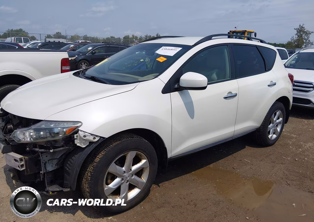 2009 Nissan Murano Sl VIN:JN8AZ18W19W139688 - 2