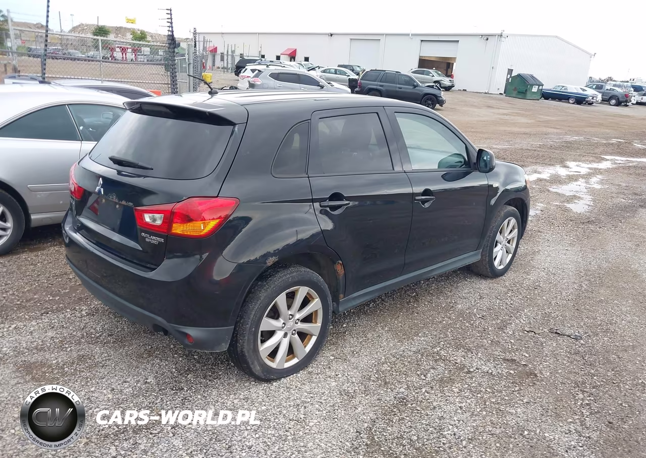 2013 Mitsubishi Outlander Sport Es VIN:4A4AP3AUXDE009566 - 4