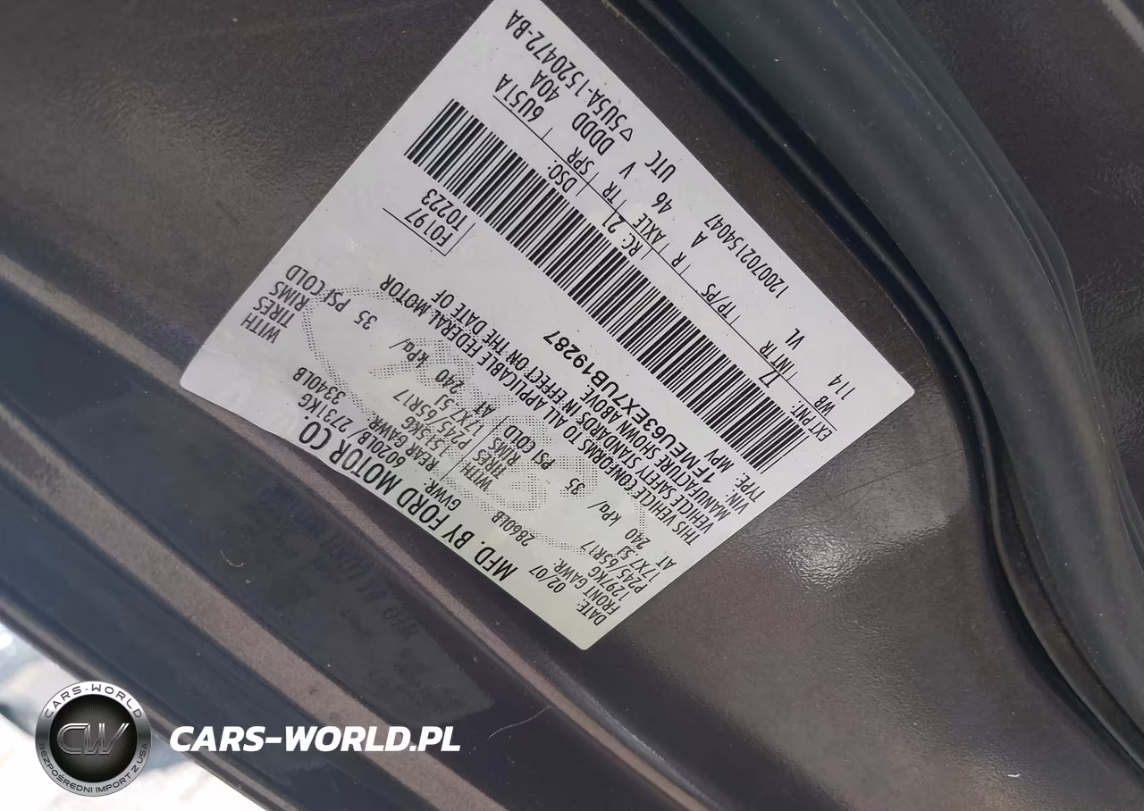 2007 Ford Explorer Xlt VIN:1FMEU63EX7UB19287 - 9