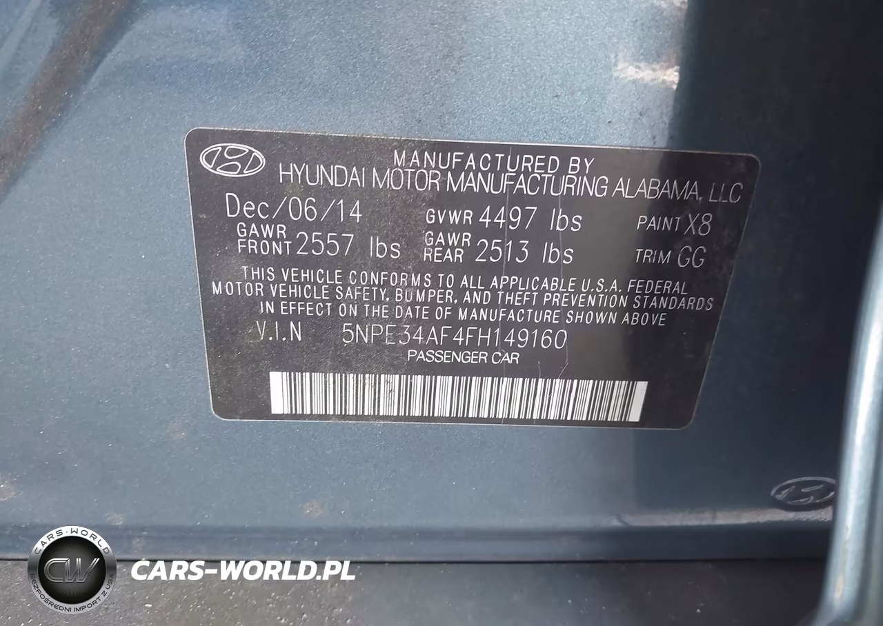 2015 Hyundai Sonata Sport VIN:5NPE34AF4FH149160 - 9