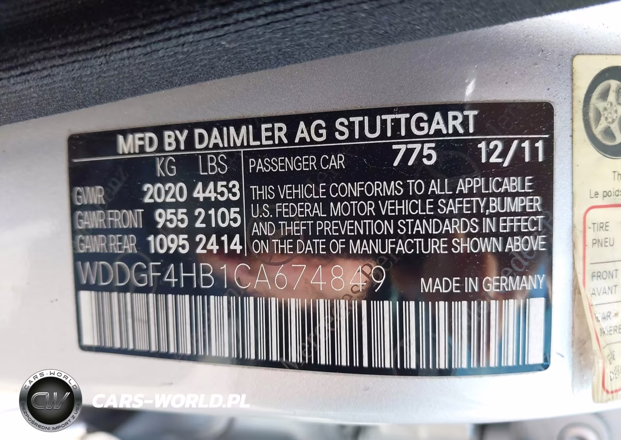 2012 Mercedes-Benz C 250 Sport VIN:WDDGF4HB1CA674849 - 9