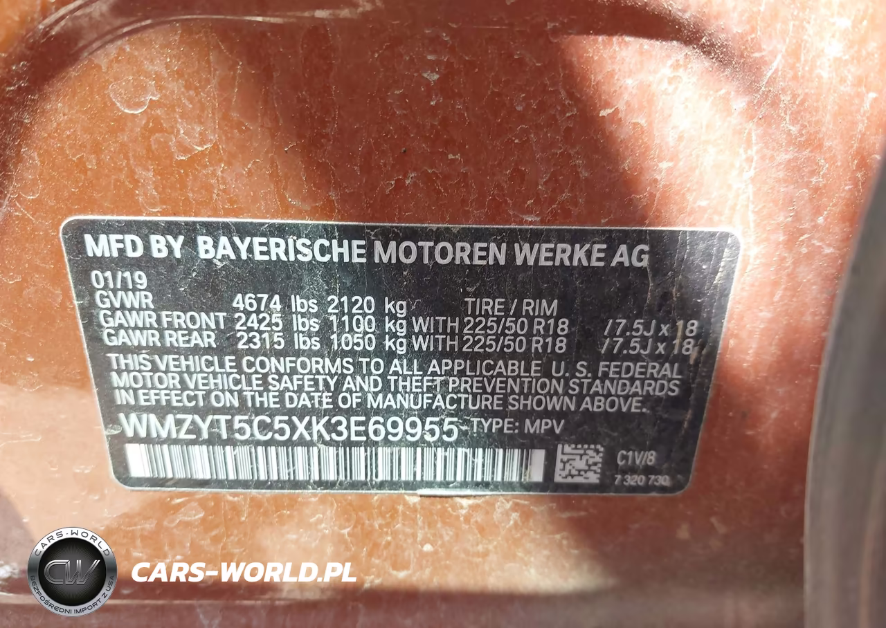 2019 Mini Countryman Cooper S VIN:WMZYT5C5XK3E69955 - 9