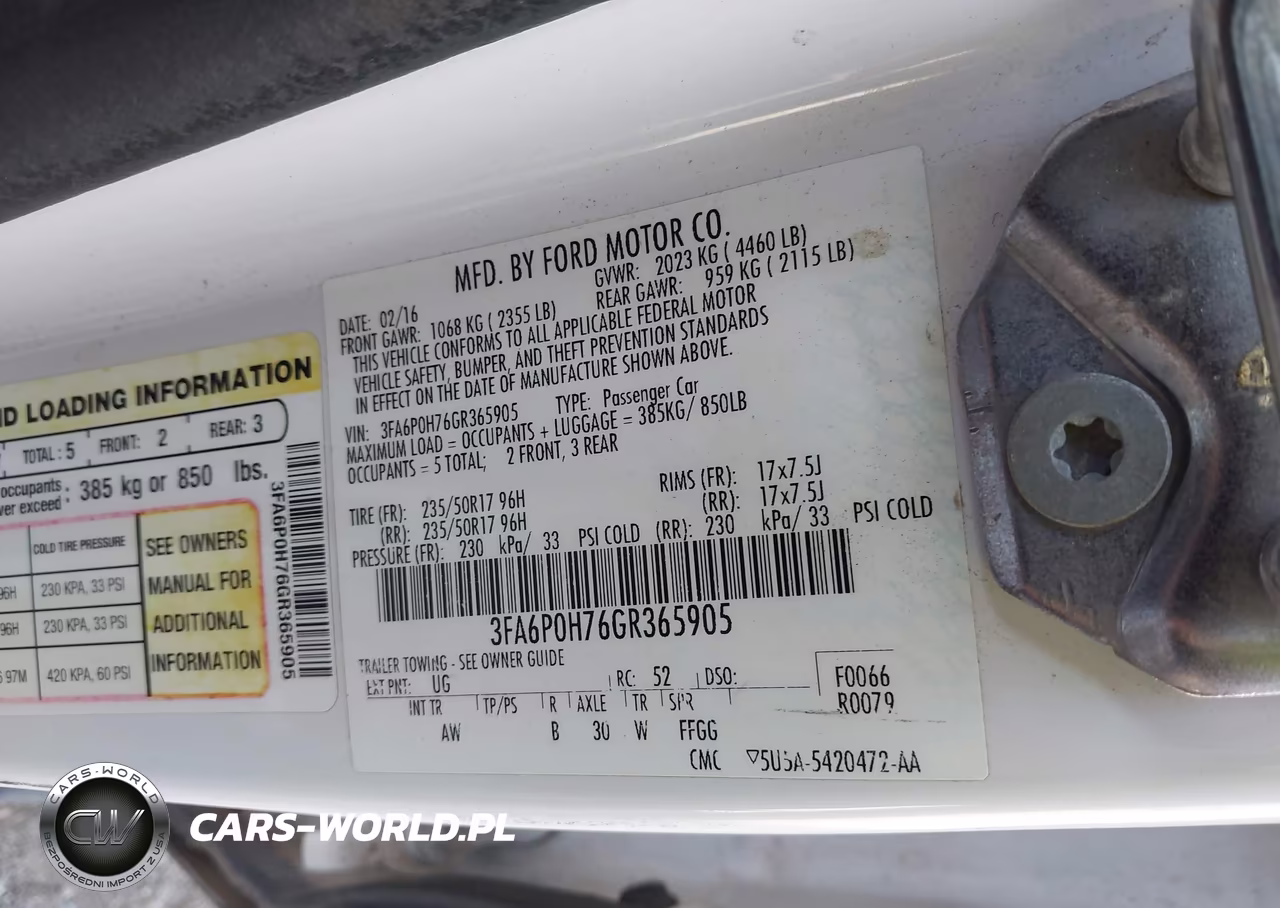 2016 Ford Fusion Se VIN:3FA6P0H76GR365905 - 9