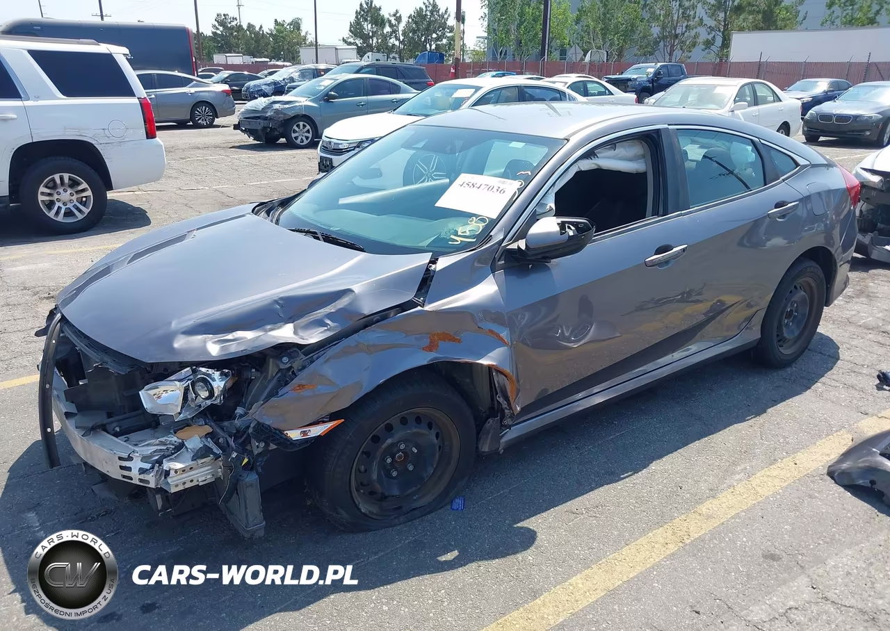 2019 Honda Civic Lx VIN:19XFC2F64KE207638 - 2