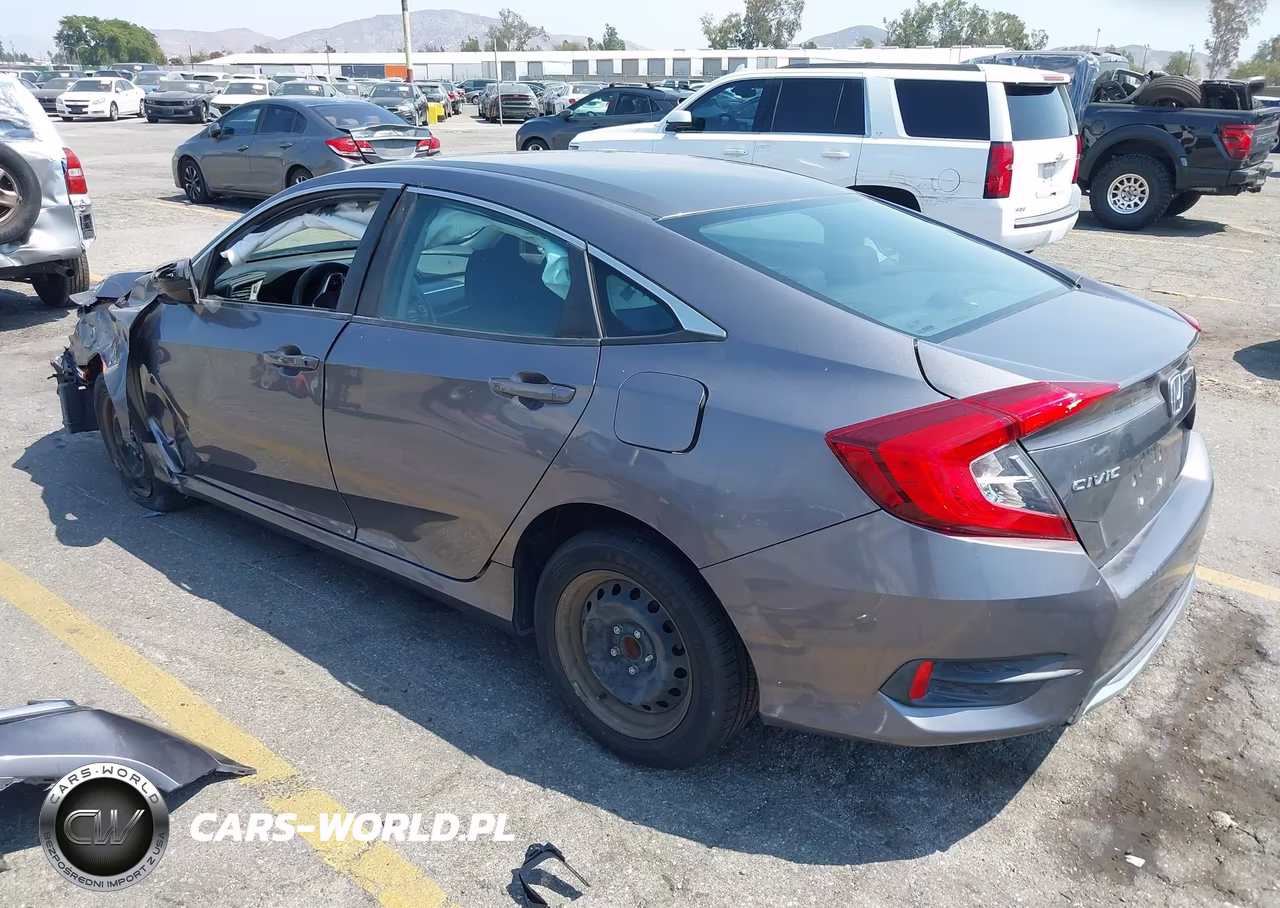 2019 Honda Civic Lx VIN:19XFC2F64KE207638 - 3