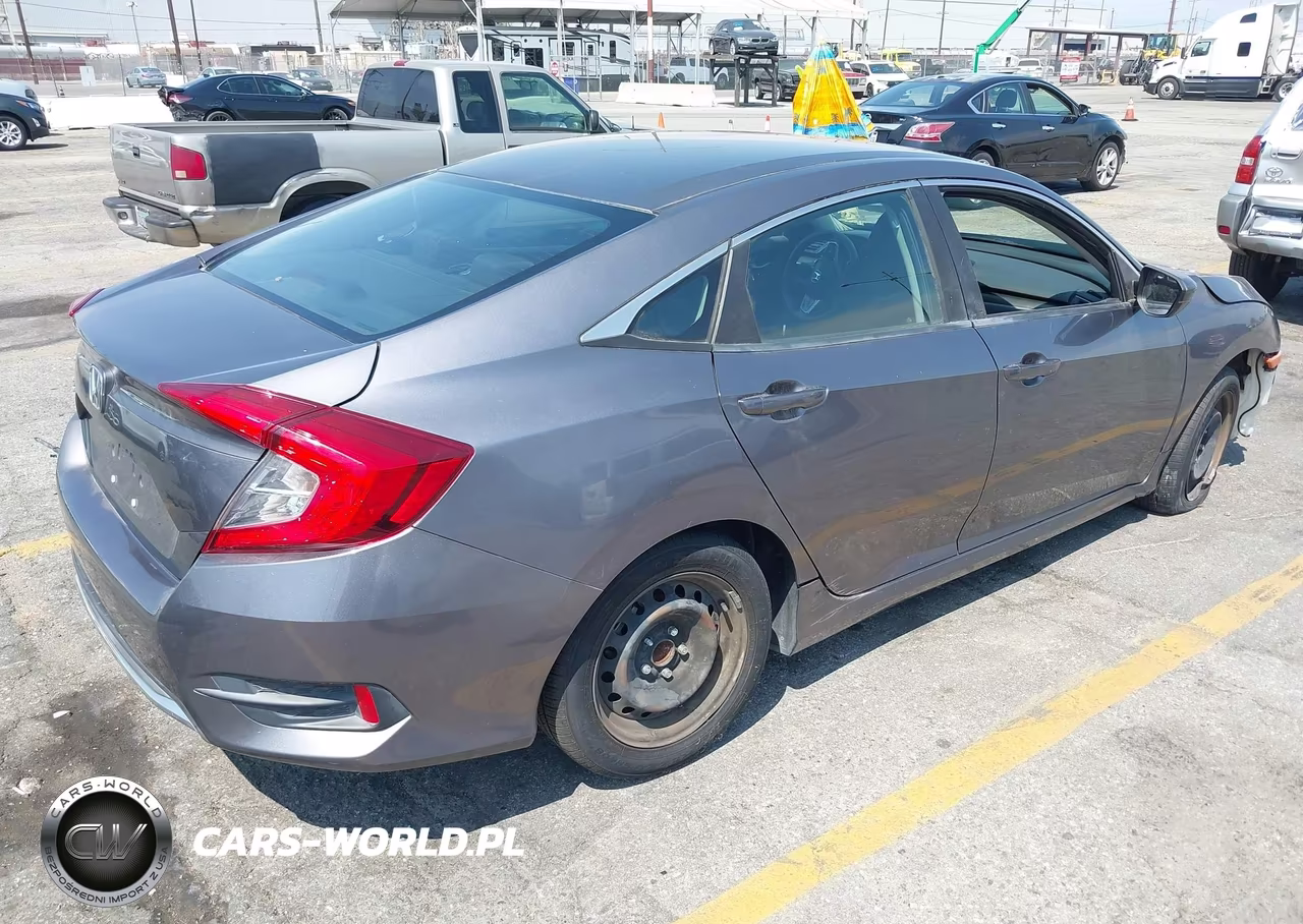 2019 Honda Civic Lx VIN:19XFC2F64KE207638 - 4