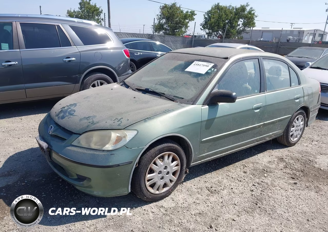 2004 Honda Civic Lx VIN:2HGES16554H546711 - 2