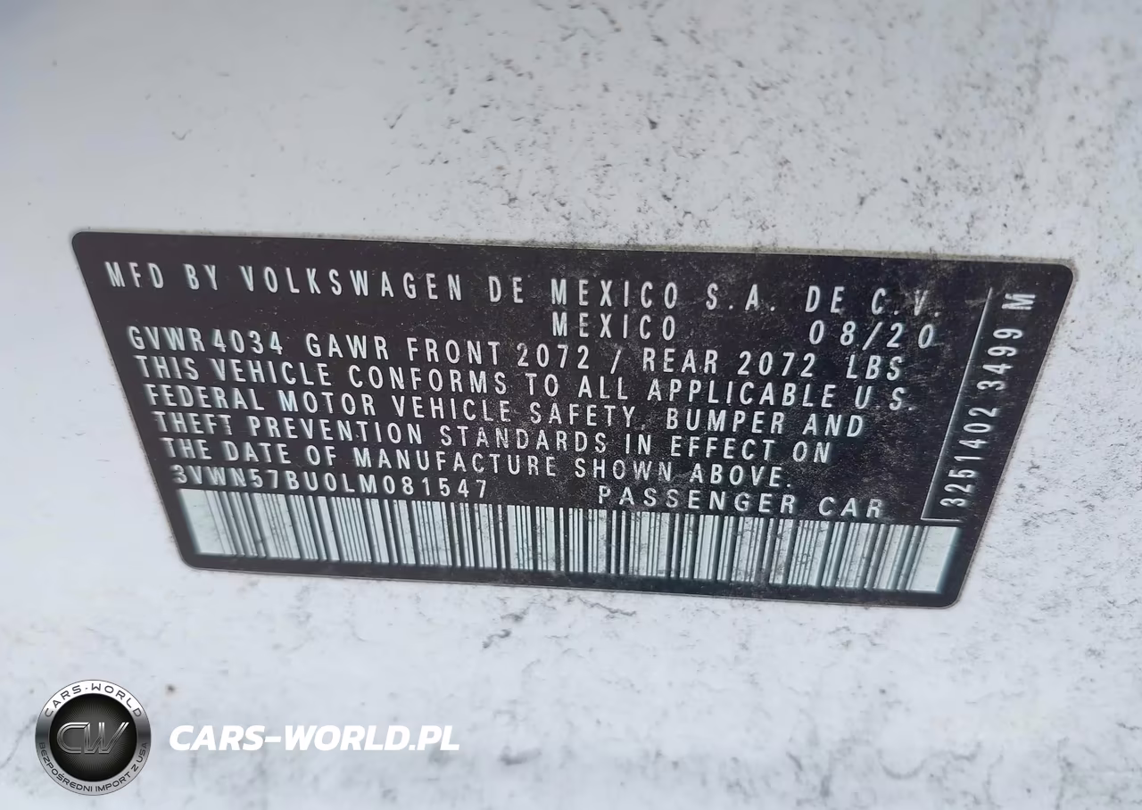 2020 Volkswagen Jetta 1.4T R-Line-1.4T S VIN:3VWN57BU0LM081547 - 9