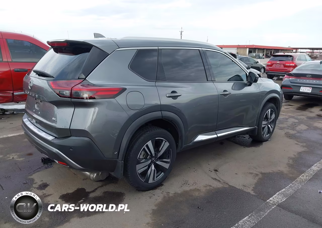 2022 Nissan Rogue Sl Fwd VIN:5N1BT3CA2NC714543 - 4