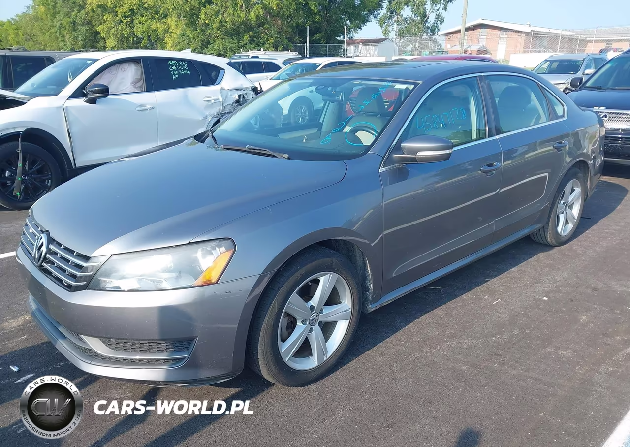 2013 Volkswagen Passat 2.0L Tdi Se VIN:1VWBN7A31DC012753 - 2