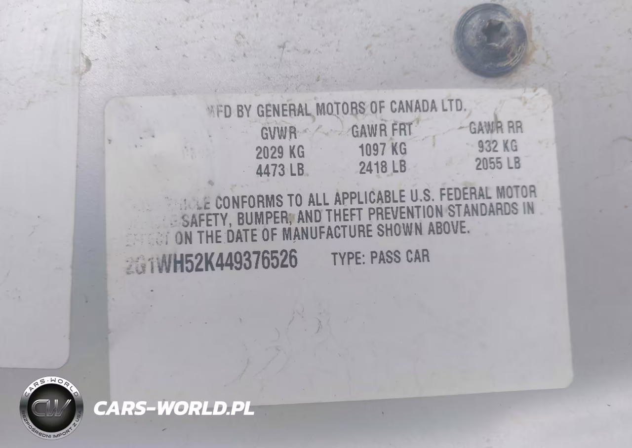 2004 Chevrolet Impala Ls VIN:2G1WH52K449376526 - 9