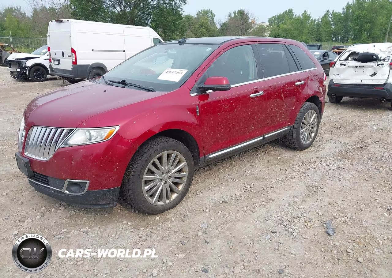2013 Lincoln Mkx VIN:2LMDJ8JK0DBL45322 - 2