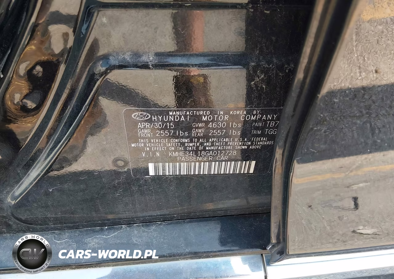 2016 Hyundai Sonata Hybrid Limited VIN:KMHE34L18GA012728 - 9