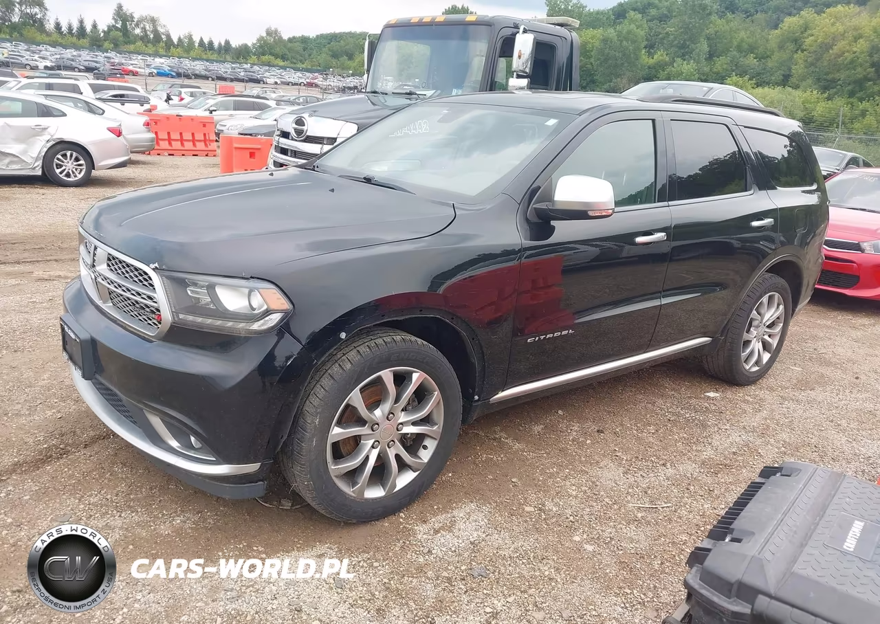 2017 Dodge Durango Citadel Anodized Platinum Awd VIN:1C4SDJET9HC643933 - 2