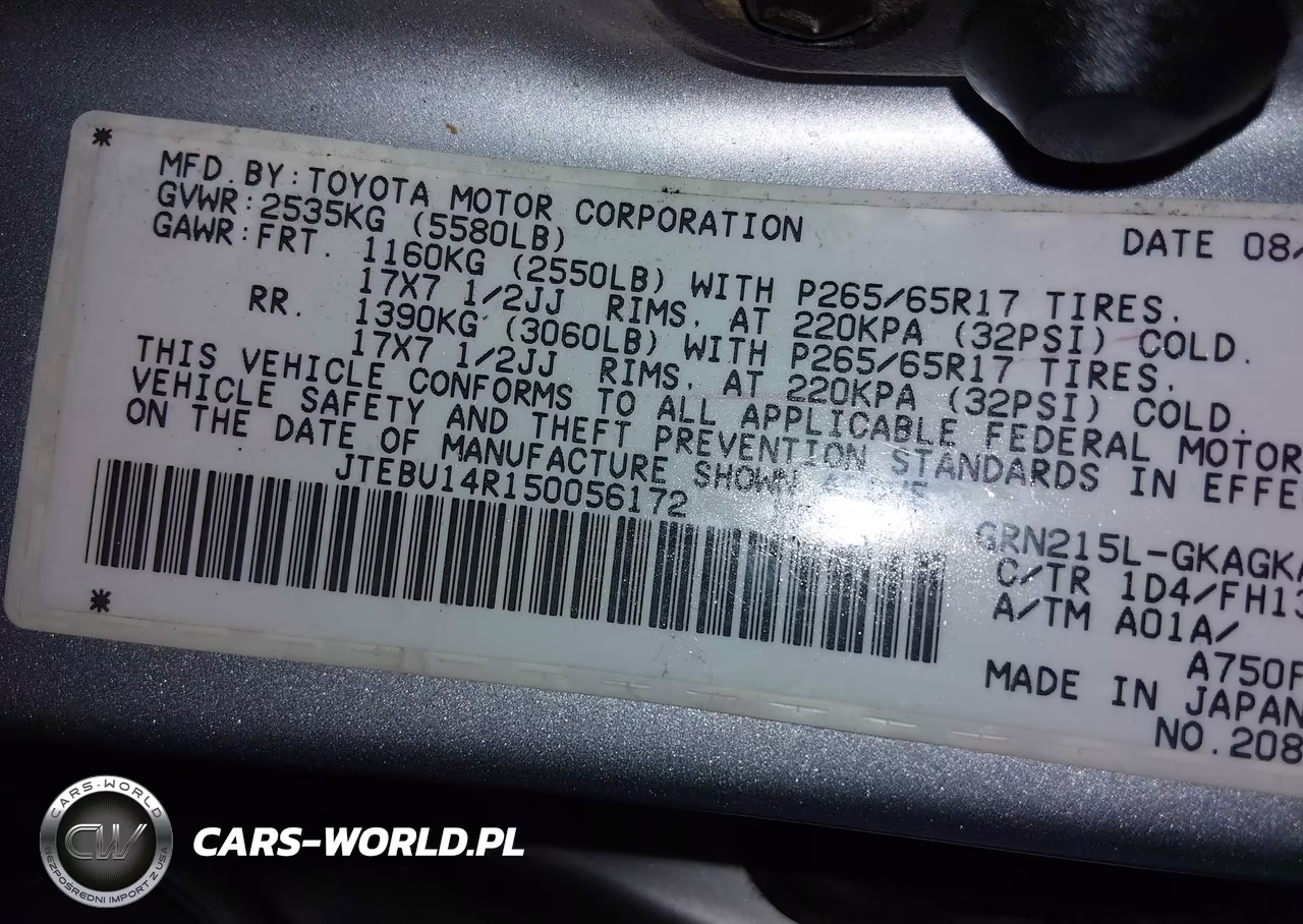 2005 Toyota 4Runner Sr5 Sport V6 VIN:JTEBU14R150056172 - 9