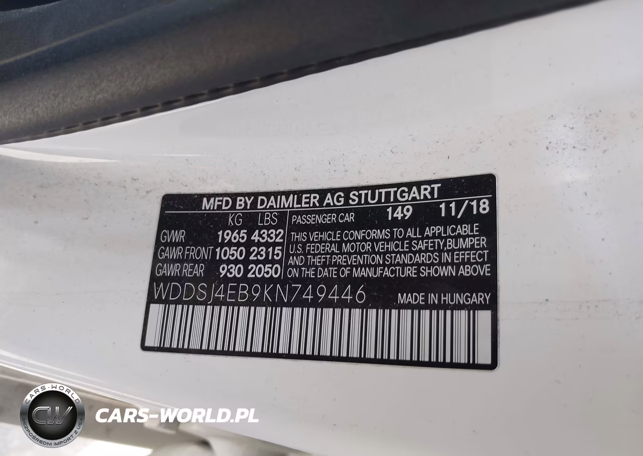 2019 Mercedes-Benz Cla 250 VIN:WDDSJ4EB9KN749446 - 9