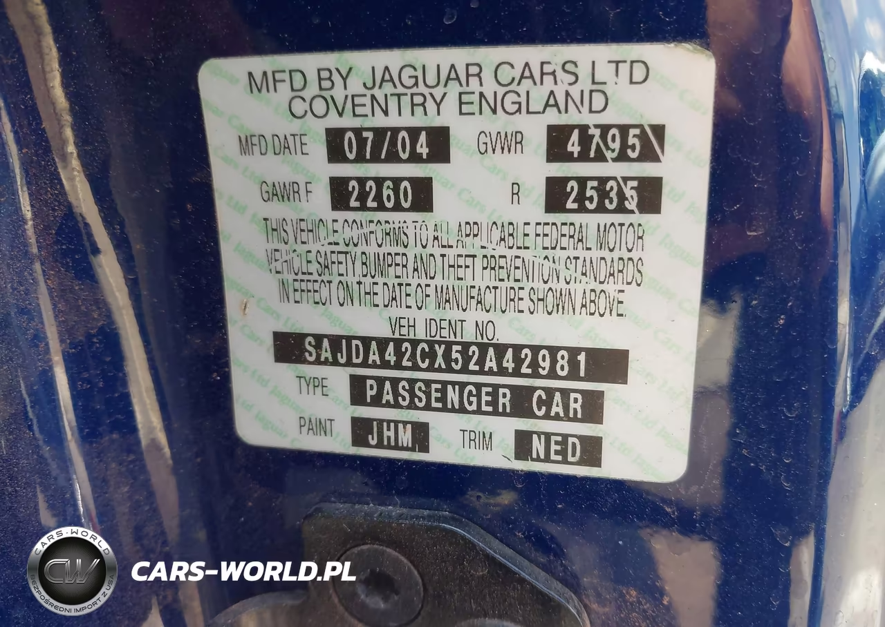 2005 Jaguar Xk8 VIN:SAJDA42CX52A42981 - 9