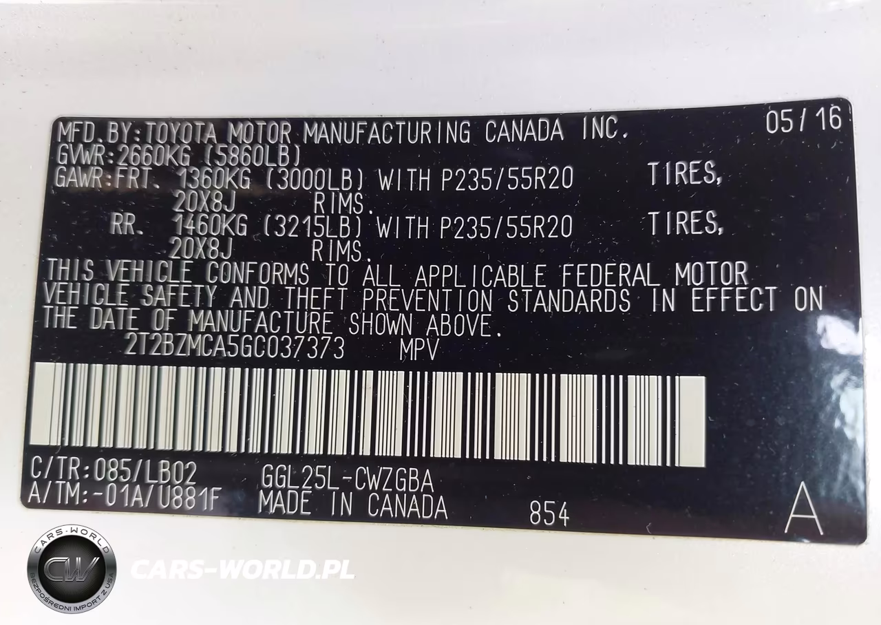 2016 Lexus Rx 350 VIN:2T2BZMCA5GC037373 - 9