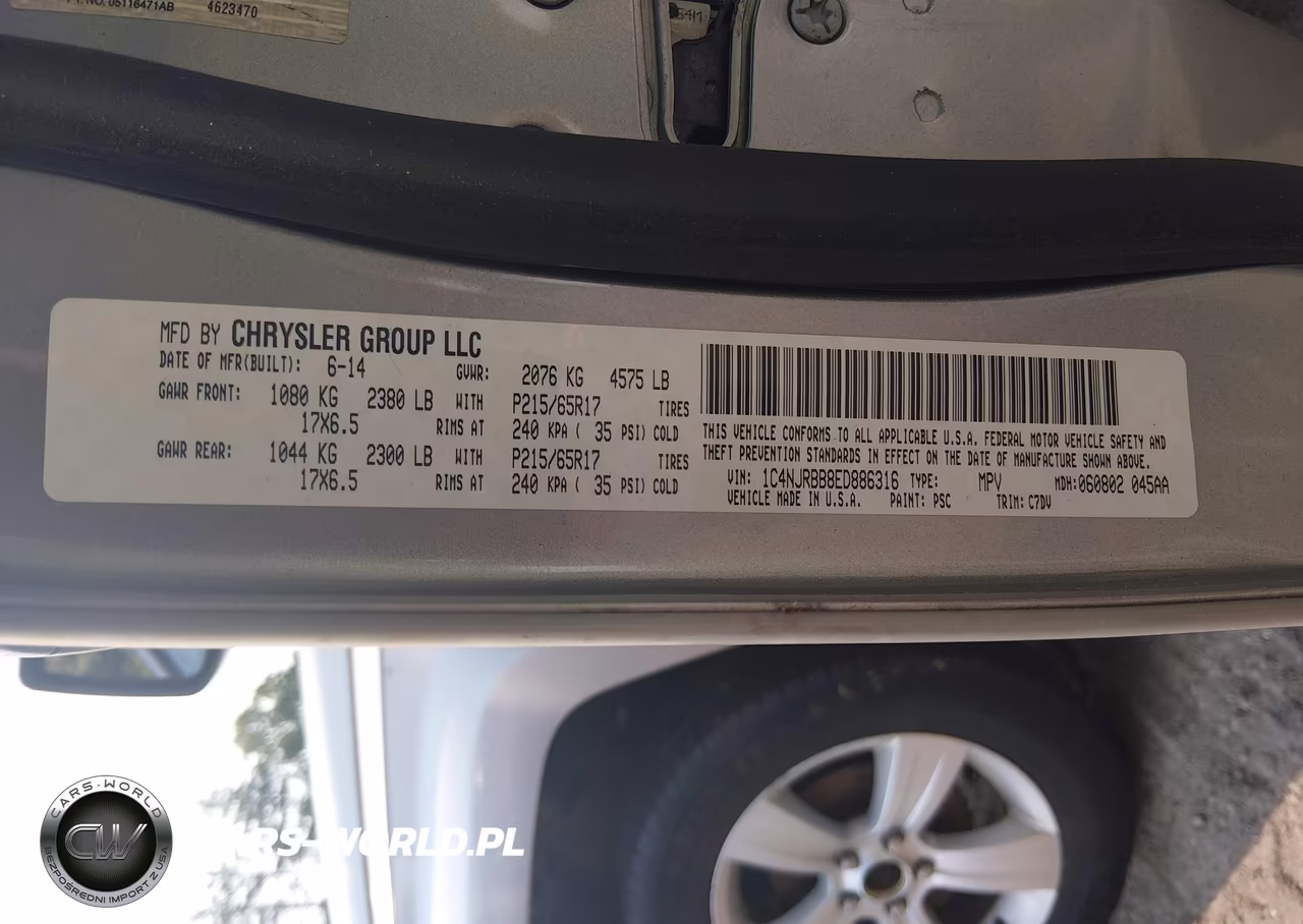 2014 Jeep Patriot Sport VIN:1C4NJRBB8ED886316 - 9
