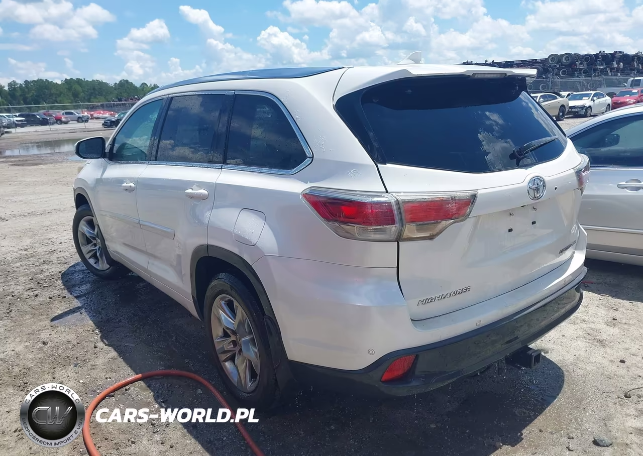 2015 Toyota Highlander Limited V6 VIN:5TDDKRFHXFS155271 - 3