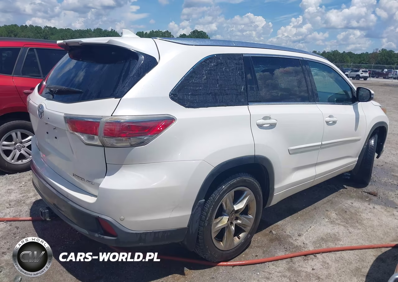 2015 Toyota Highlander Limited V6 VIN:5TDDKRFHXFS155271 - 4