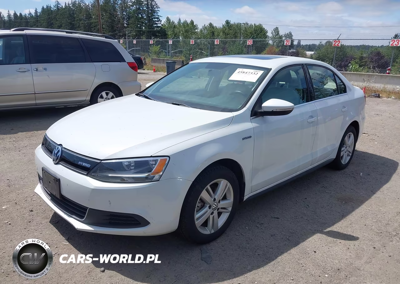 2014 Volkswagen Jetta Hybrid Sel VIN:3VW637AJ8EM214527 - 2