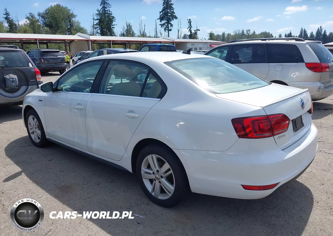 2014 Volkswagen Jetta Hybrid Sel VIN:3VW637AJ8EM214527 - 3