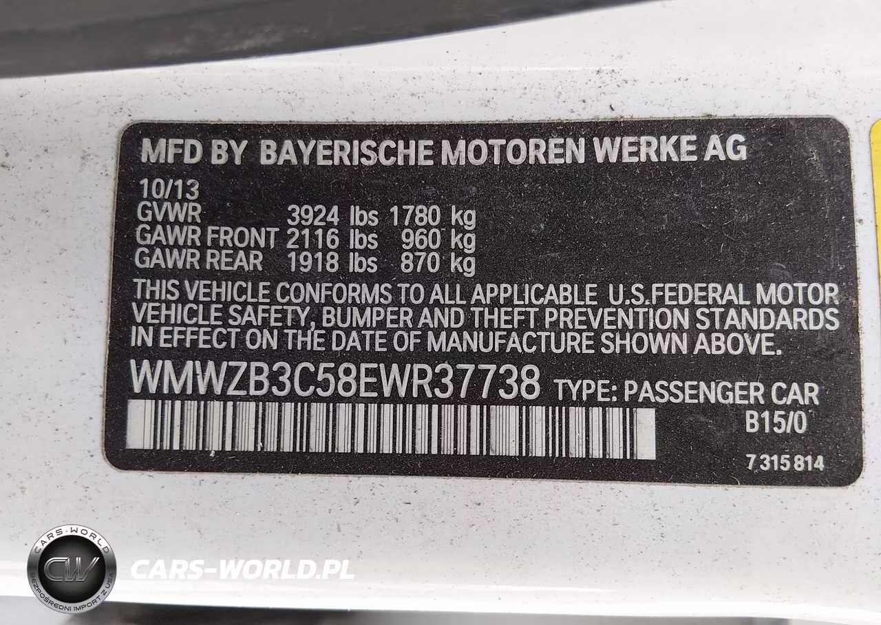 2014 Mini Countryman Cooper VIN:WMWZB3C58EWR37738 - 9