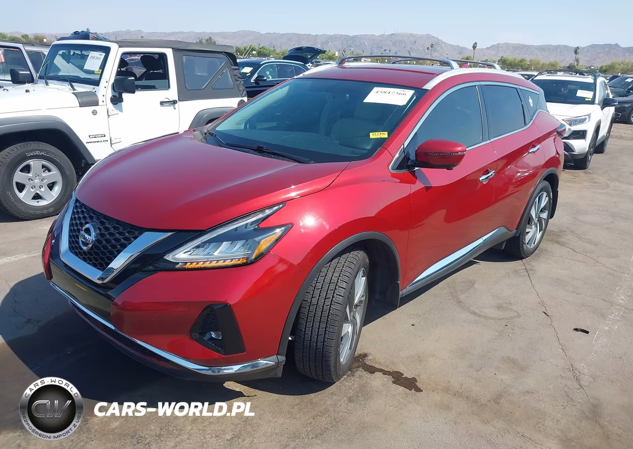 2019 Nissan Murano Sl VIN:5N1AZ2MJ6KN143335 - 2