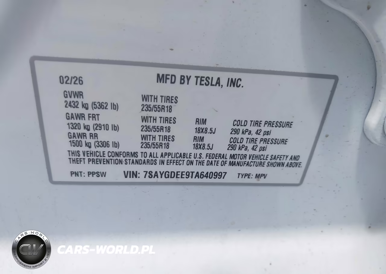 2026 Tesla Model Y All-Wheel Drive-Long Range Launch Series-Premium All-Wheel Drive VIN:7SAYGDEE9TA640997 - 9