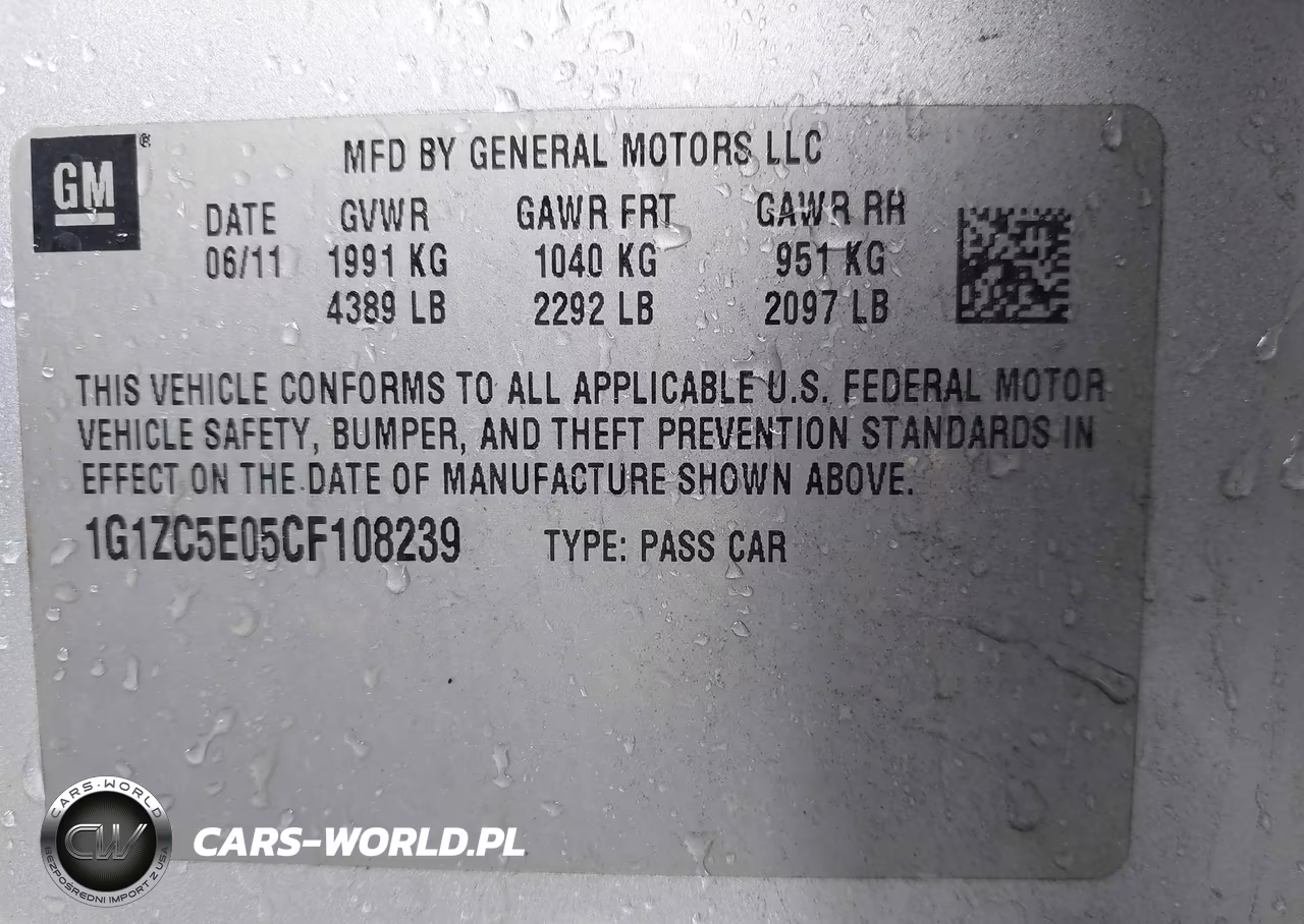 2012 Chevrolet Malibu 1Lt VIN:1G1ZC5E05CF108239 - 9