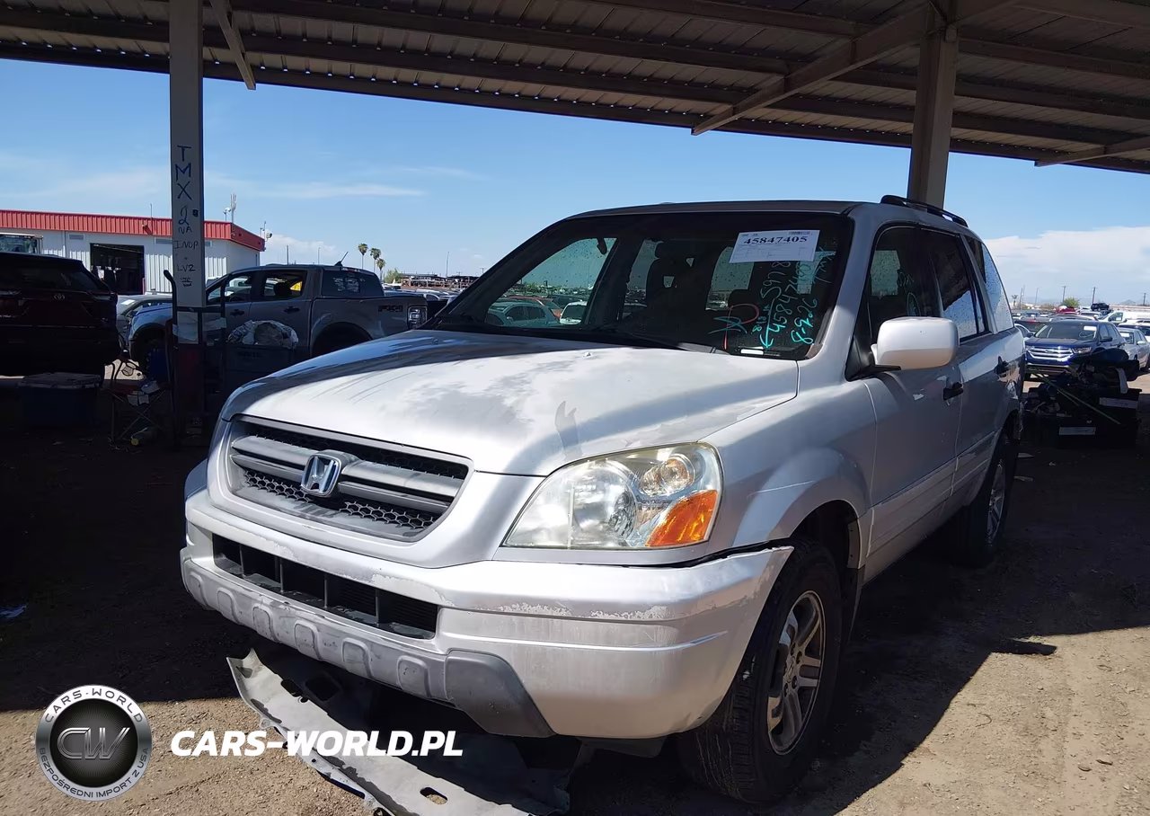 2004 Honda Pilot Ex-L VIN:2HKYF18534H597855 - 2