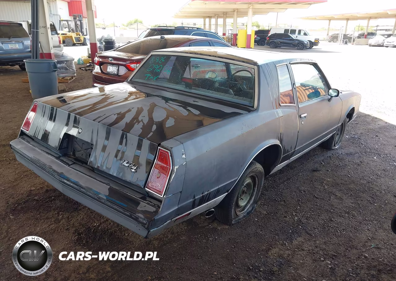 1983 Chevrolet Monte Carlo VIN:1G1AZ37H0DR292136 - 4