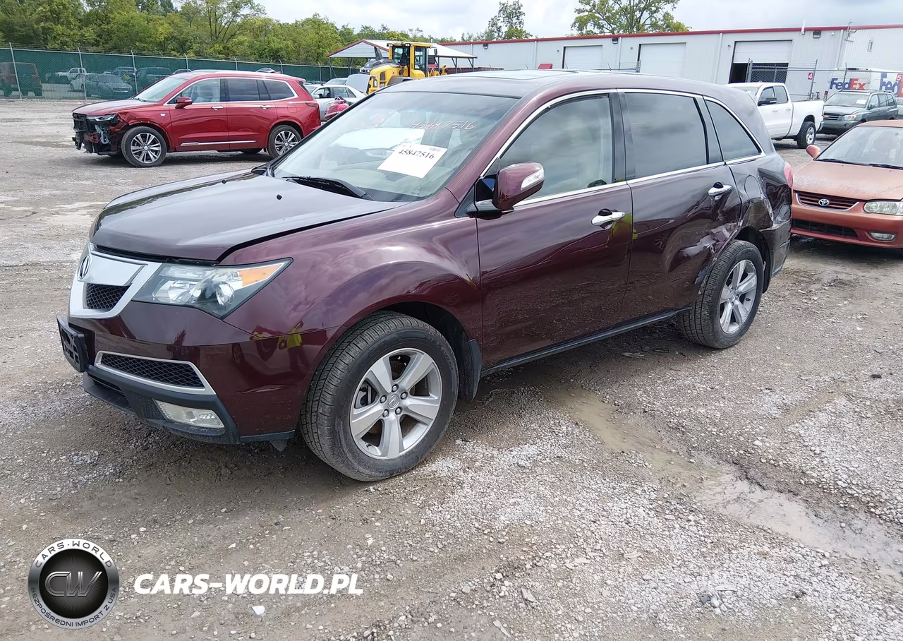 2011 Acura Mdx VIN:2HNYD2H24BH525290 - 2
